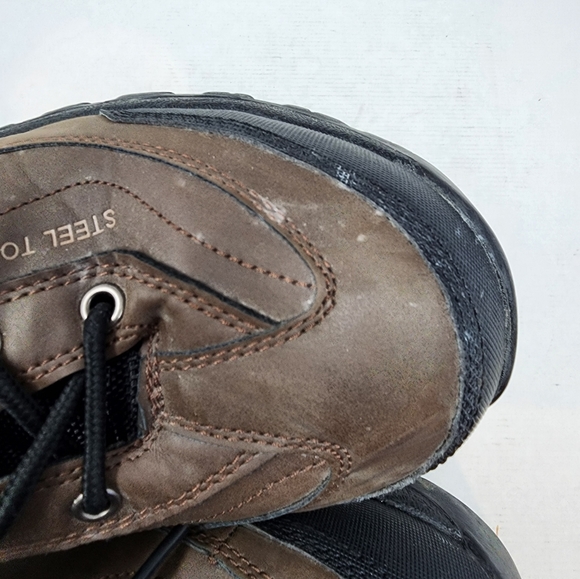 Nevados Evo Men's Steel Toe Work Boots Brown Foundation EV Size 11W - Picture 5 of 13